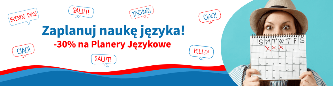 -30% na planery językowe!